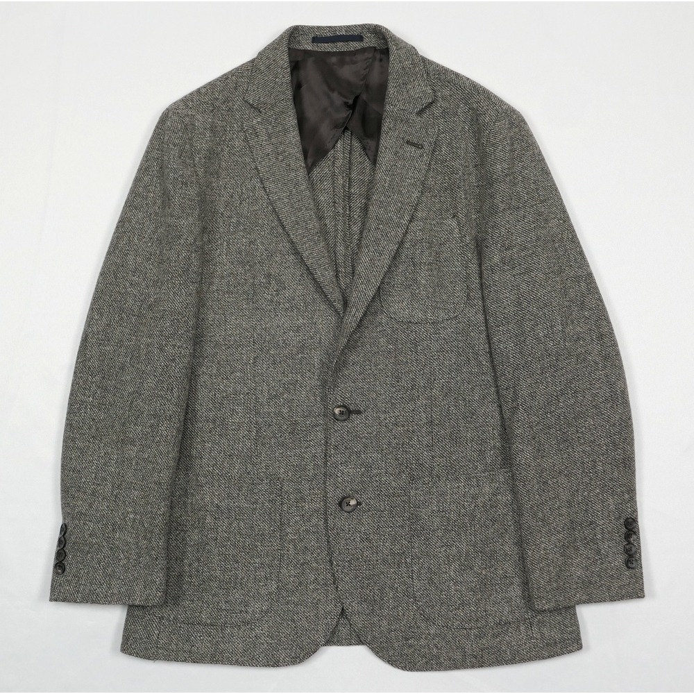 Sacoor Brothers 38R Slim Fit Gray Donegal Tweed Sport Coat Unstructured MINT!